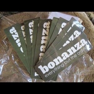 Bonanza Logo Vinyl Sticker Advertising Online Marketplace Car Truck Bumper Decal